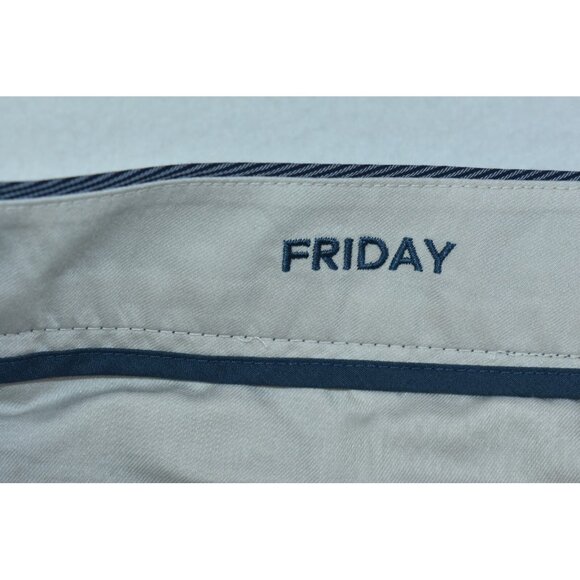 Bonobos Friday Weekday Men's Pants Size 36x32 Blue Chino Pinstripe Athletic Fit - Picture 10 of 16